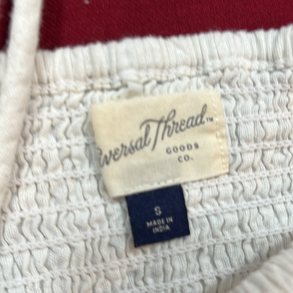 paper bag high waist tan Shorts S WHITE HALTER top tie neck CROPPED outfit SET - Picture 9 of 13